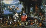 peter breughel the elder Allegory of Air and Fire painting